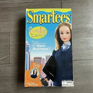 Vintage 1999 Smartees Doll Emily The Entrepreneur New In Box